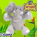 Webkinz Elephant with Webkinz Magnetic Bookmark