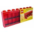 Sablon 106-004-2 - LEGO Minifiguren Schaukasten gro� f�r 16 Figuren, rot