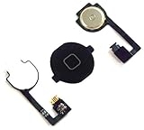 Brand New Iphone 4g Home Button Key + Flex Cable Replacement Black