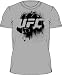 UFC Ultimate Fighting Championship Fist Logo Grey T-shirt Tee
