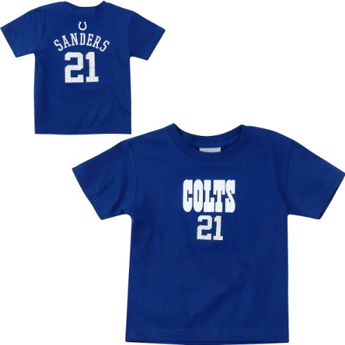 Reebok Indianapolis Colts Bob Sanders Boys (4-7) Name & Number T-Shirt Kids 5-6 Medium