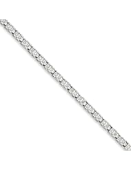 Sterling Silver Diamond Bracelet