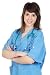 Attractive Lady Doctor - 24H x 16W - Peel and Stick Wall Decal by Wallmonkeys
