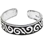 Sterling Silver 925 CURLY Q Toe Ring