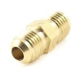 uxcell 管継手　チュービングストレート　潅漑配管システム　六角形のブッシング　オス/オスコネクタ　空気調和のため　6mm