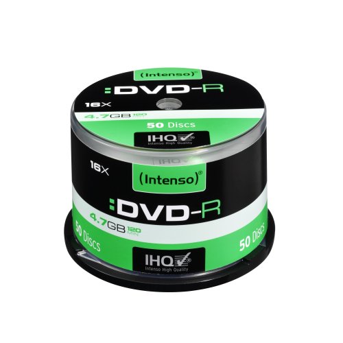 Intenso DVD-R 16x Speed 50er Spindel DVD-Rohlinge Preisvergleich