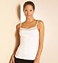 Cotton Rich Lace Trim Vest Cotton Rich Lace Trim Vest