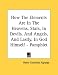 How the Elements Are in the Heavens, Stars, in Devils, and Angels, and Lastly, in God Himself - Pamphlet