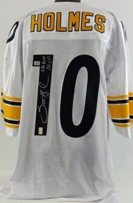 Santonio Holmes Autographed Uniform - Steelers Sb Xliii Mvp Hologram - Autographed NFL Jerseys