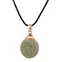Tagliamonte - 14k Yellow Gold Green Lava Cameo and Emerald Pendant, 18''