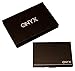 RFID Blocking Credit Card Holder by ONYX - STOP Identity Theft and Fraud with this Slim Fit Stainless Black Steel Credit Card Holder - Waterproof Travel Wallet and Business Card Holder