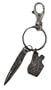 Obey War And Peace Antique Silver Key Chain