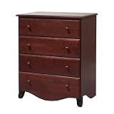 Emily Four Drawer Dresser in Cherry Finish By Da Vinci Baby Furniture
