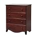 Emily Four Drawer Dresser in Cherry Finish By Da Vinci Baby Furniture