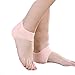 2pcs New Unisex Silicone Moisturizing Gel Heel Socks Cracked Foot Skin Care Protector Feet Pressure Pain Relief Socks One Size (Skin Color)