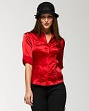 Silky 3/4 Sleeve Tunic Top