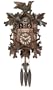 River City Clocks One Day Hand-carved Musical Cuckoo Clock with Dancers and Animated Birds - 16 Inches Tall