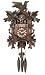 River City Clocks Eight Day Musical Cuckoo Clock with Dancers, Moving Birds Feed Bird Nest, 16-Inch Tall