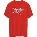 T-Shirt Mens Red " You don't scare me, I'm a Virgo " Zodiacs