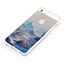 Iphone SE 5 5s Case Heavy Duty TPU Bumper Semi Transparent Back Cover Snowy Mountain