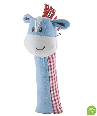 Blossom Farm Cloppy Pony Squeaker Rattle