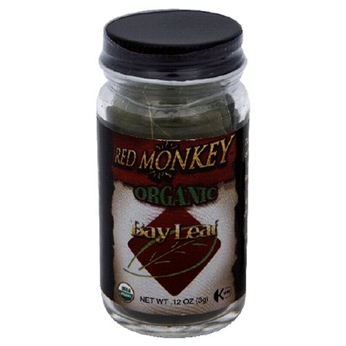 Red Monkey Organic Bay Leaf, .12-Ounce Net Weight, 6-Count