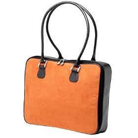 Pumpkin Faux Suede Bag by Mango Tango