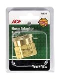 Ace Brass Double Female Swivel Coupling (GT3082A) 5 each