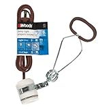 Woods 0328 18/2-Gauge Brooder and Heat Clamp Lamp with Porcelain Socket, 150-Watt, 6-Foot