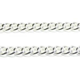 【クリックで詳細表示】新宿銀の蔵 カットなし喜平(きへい)シルバーチェーン 幅3.4mm(40～80cm)