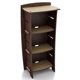 Legar� 48-Inch-by-22-Inch Bookcase, Reversible Natural Oak and Espresso Ash by Legar� Furniture