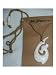 MAORI BONE HAMMERHEAD SHARK MANO FISH HOOK NECKLACE