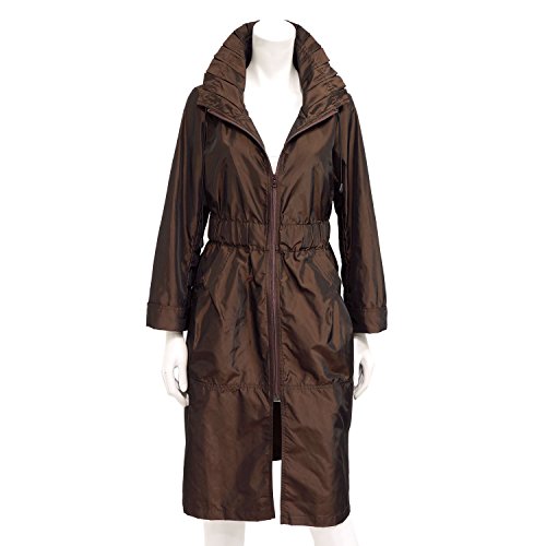 (スペッチオ) SPECCHIO 高密度ハイカウント タック襟 ひざ丈 ファスナー コート free 9-11号