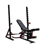 Bodymax CF516 - 3 in 1 Bench, Leg Curl and Preacher