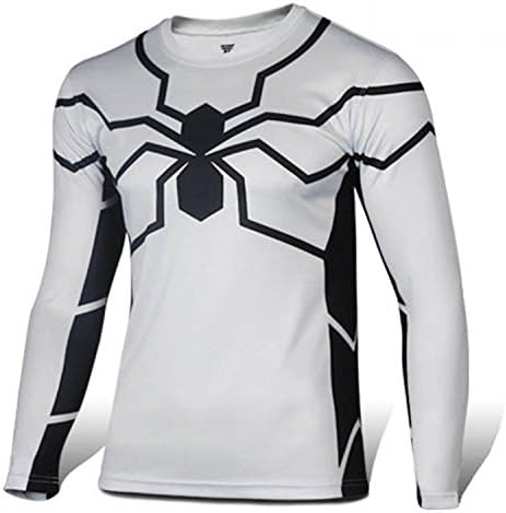 CrazyPomelo Future Spider Man Long T-shirt For Men (X-Large)