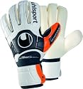 uhlsport Herren Torwarthandschuhe Ergonomic Soft R, wei&szlig;/marine/orange
