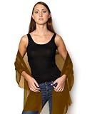 Azuri Silk Chiffon Wrap - 110 Colors, Bronze