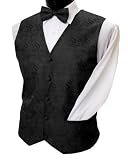 Men's Formal Vest & Bowtie Set #3310 / Black