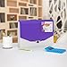 Comix Expanding File 13 Pockets Legal/A4/ Letter size Document Organizer Jacket - (A1347) (Purple)