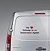 My Heart Belongs to an Insurance Agent Dog Pet Die-cut Car Wall Vinyl Decal Sticker