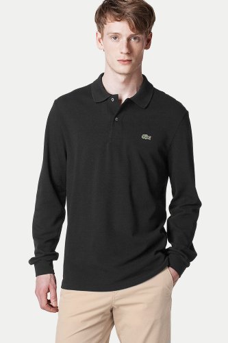 L.12.12 Original Fit Long Sleeve Classic Pique Polo