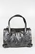 Burberry Handbags Metallic Anthracite (Gray) Leather 3712575