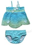 Turquoise Blue Two Piece Bathing Suit