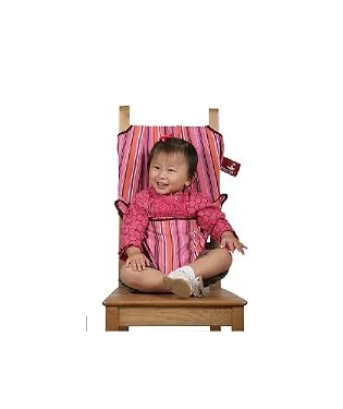 Totseat Highchair - Pink Stripes
