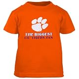 Clemson Tigers Orange Toddler Biggest Little Fan T-shirt