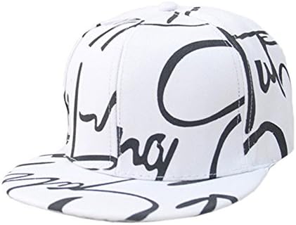Doture Mens Fashion Graffiti Hiphop Street Hat Unisex Baseball Cap Outdoor Hat Black