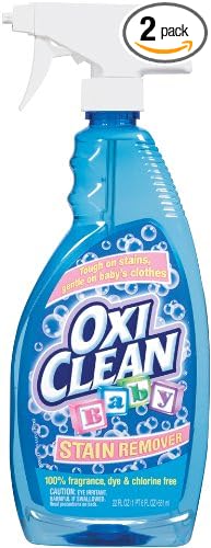 OxiClean Baby Stain Remover Spray, 22 Ounce (Pack of 2)
