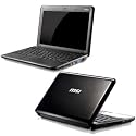 MSI U130-416US 10-Inch Black Netbook - 3 Hour Battery Life