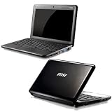 MSI U130-416US 10-Inch Black Netbook - 3 Hour Battery Life
