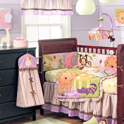 Jungle Bff 4 Piece Crib Bedding Set by Bananafish